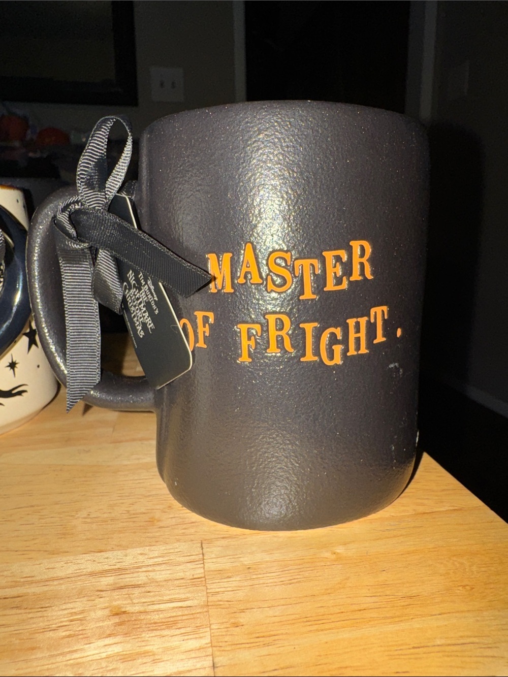 Nightmare Before Christmas Black Halloween Smiley Jack-O'-Lantern Ceramic Mug - Picture 2 of 4